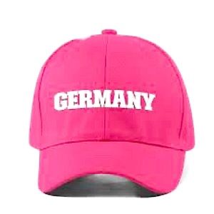 NWOT GERMANY Fuchsia Adjustable Baseball Cap